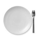 Тарелка десертная 19см коллекции White Fluted бренда Royal Copenhagen