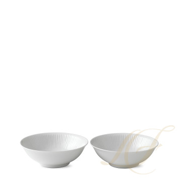 Чаша для мюсли 0,35л, 2шт. коллекции White Fluted бренда Royal Copenhagen