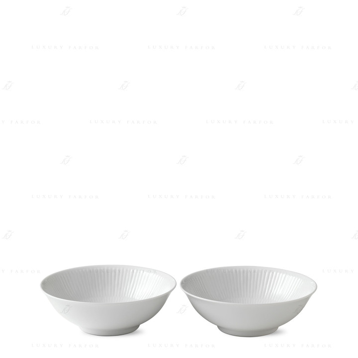 Чаша для мюсли 0,35л, 2шт. коллекции White Fluted бренда Royal Copenhagen