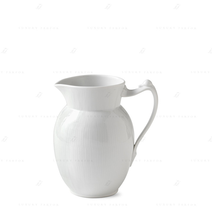 Кувшин 1,7л коллекции White Fluted бренда Royal Copenhagen