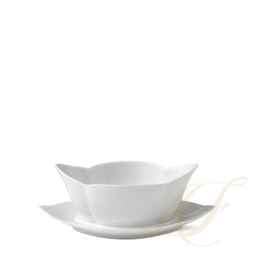 Соусник 0,55л коллекции White Fluted бренда Royal Copenhagen