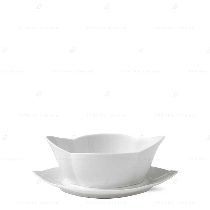 Соусник 0,55л коллекции White Fluted бренда Royal Copenhagen