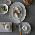 Блюдо овальное 34см коллекции White Fluted бренда Royal Copenhagen