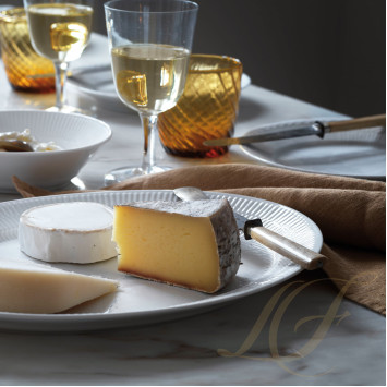 Блюдо овальное 34см коллекции White Fluted бренда Royal Copenhagen