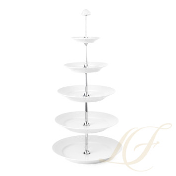 Этажерка 59см коллекции White Fluted бренда Royal Copenhagen