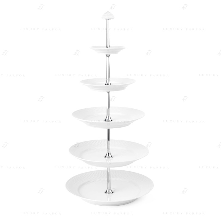 Этажерка 59см коллекции White Fluted бренда Royal Copenhagen
