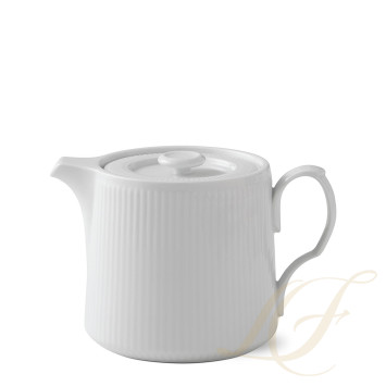 Чайник 0,75л коллекции White Fluted бренда Royal Copenhagen