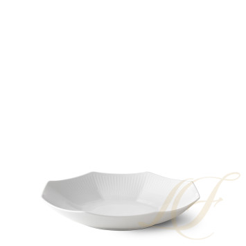 Салатник 25см коллекции White Fluted бренда Royal Copenhagen