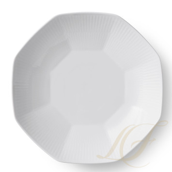 Салатник 25см коллекции White Fluted бренда Royal Copenhagen