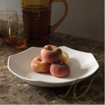 Салатник 25см коллекции White Fluted бренда Royal Copenhagen