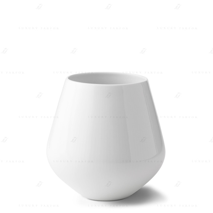 Ваза 21см коллекции White Fluted бренда Royal Copenhagen