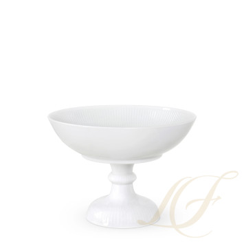 Чаша на ножке 21см коллекции White Fluted бренда Royal Copenhagen