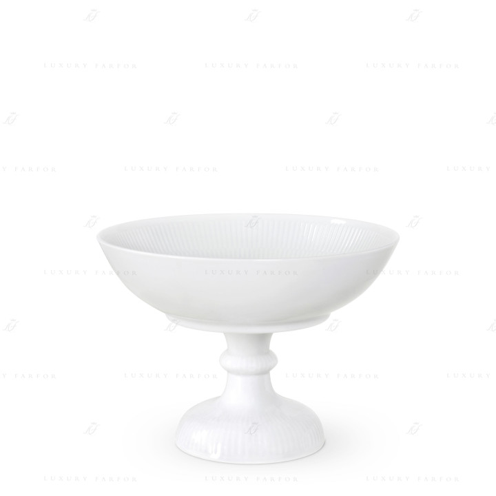 Чаша на ножке 21см коллекции White Fluted бренда Royal Copenhagen