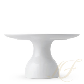 Блюдо на ножке 20см коллекции White Fluted бренда Royal Copenhagen
