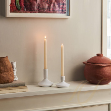 Подсвечник 12см коллекции White Fluted бренда Royal Copenhagen