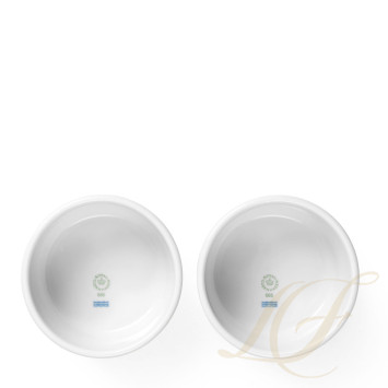 Форма для суфле 9см, 2шт. коллекции White Fluted бренда Royal Copenhagen