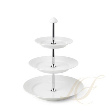 Этажерка 35см коллекции White Fluted бренда Royal Copenhagen