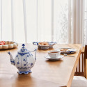 Чашка с блюдцем 0,22л коллекции White Fluted Full Lace бренда Royal Copenhagen