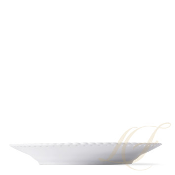Тарелка закусочная 19см коллекции White Fluted Full Lace бренда Royal Copenhagen