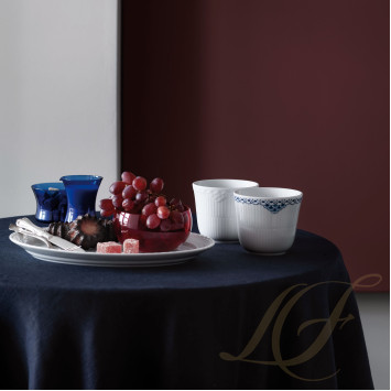 Блюдо овальное 28см коллекции White Fluted Half Lace бренда Royal Copenhagen