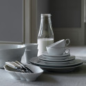 Чашка чайная с блюдцем 0,2л коллекции White Fluted Half Lace бренда Royal Copenhagen