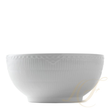 Чаша 3,1л коллекции White Fluted Half Lace бренда Royal Copenhagen