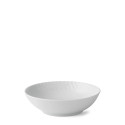 Салатник 21см коллекции White Fluted Half Lace бренда Royal Copenhagen