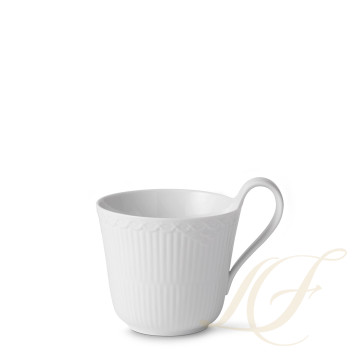 Кружка 0,33л коллекции White Fluted Half Lace бренда Royal Copenhagen
