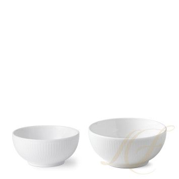 Чаша, 2шт. коллекции White Fluted Half Lace бренда Royal Copenhagen