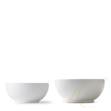 Чаша, 2шт. коллекции White Fluted Half Lace бренда Royal Copenhagen