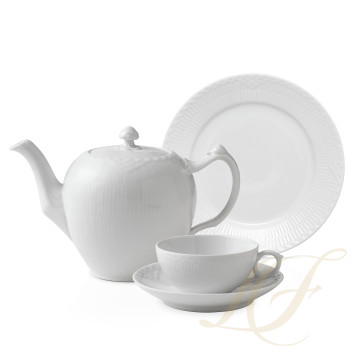 Коллекция White Fluted Half Lace бренда Royal Copenhagen