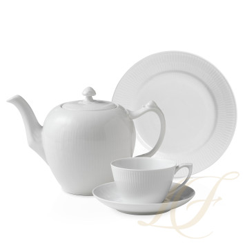 Коллекция White Fluted бренда Royal Copenhagen