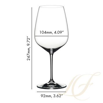 Бокал для красного вина Cabernet 800мл, 2шт.  коллекции Extreme бренда Riedel