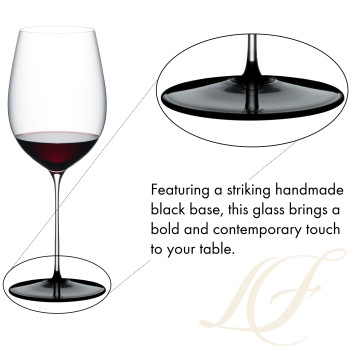 Бокал для красного вина Bordeaux Grand Cru 950мл коллекции Fatto A Mano Black Tie бренда Riedel