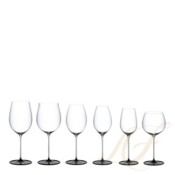 Бокал для белого вина Riesling 400мл коллекции Fatto A Mano Black Tie бренда Riedel