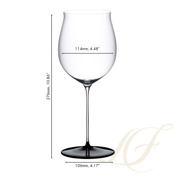 Бокал для красного вина Burgunder Grand Cru 1020мл коллекции Fatto A Mano Black Tie бренда Riedel