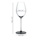 Бокал для шампанского 464мл коллекции Fatto A Mano Black Tie бренда Riedel