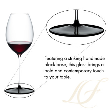 Бокал для красного вина Hermitage 670мл коллекции Fatto A Mano Black Tie бренда Riedel