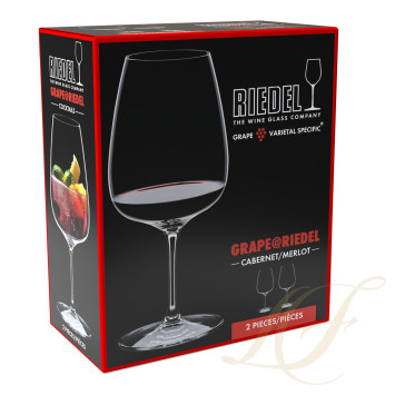 Бокал для красного вина Cabernet/Merlot 830мл, 2шт.  коллекции Grape бренда Riedel