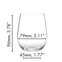 Стакан для белого вина Viognier/Chardonnay 320мл, 8шт.  коллекции O Wine Tumbler бренда Riedel