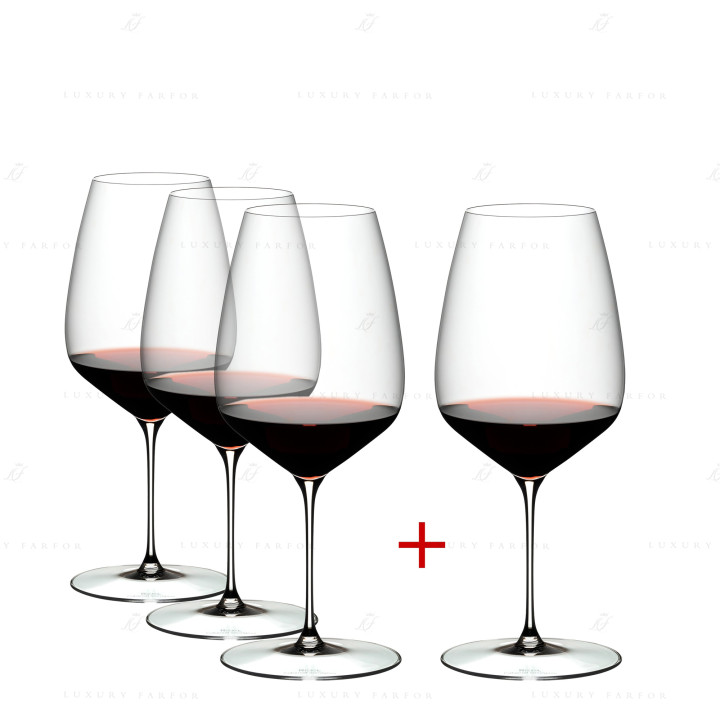 Бокал для красного вина Cabernet/Merlot 829мл, 4шт. коллекции Veloce бренда Riedel