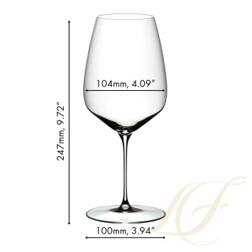Бокал для красного вина Cabernet/Merlot 829мл, 4шт. коллекции Veloce бренда Riedel
