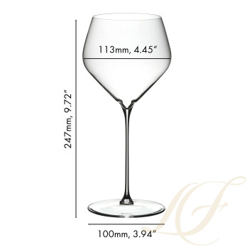 Бокал для белого вина Chardonnay 690мл, 2шт.  коллекции Veloce бренда Riedel