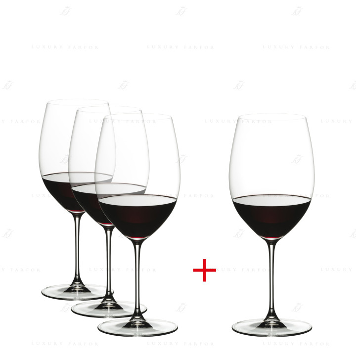 Бокал для красного вина Cabernet/Merlot 709мл, 4шт. коллекции Veritas бренда Riedel