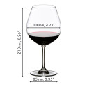 Бокал для красного вина Pinot Noir/Burgunder 700мл, 2шт.  коллекции Vinum бренда Riedel