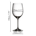 Бокал для белого вина Viognier/Chardonnay 350мл, 8шт.  коллекции Vinum бренда Riedel