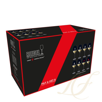 Бокал для белого вина Viognier/Chardonnay 350мл, 8шт.  коллекции Vinum бренда Riedel