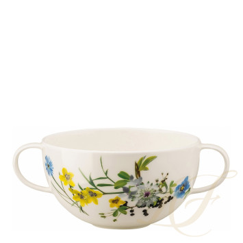Чаша суповая с блюдцем 0,37л коллекции Brillance Fleurs des Alpes бренда Rosenthal