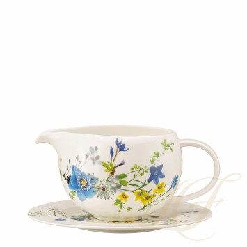 Соусник с подставкой 0,55л коллекции Brillance Fleurs des Alpes бренда Rosenthal