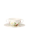 Чаша суповая с блюдцем 0,37л коллекции Brillance Fleurs Sauvages бренда Rosenthal